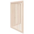 vidaXL Brána pre psa skladacia 2 panely 160 cm topoľové drevo