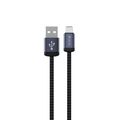 Kábel Devia Gracious EC650 USB - USB-C 1,0 m 2,4A čierny