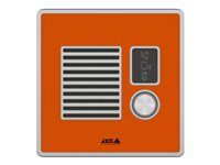 IP interkomová stanica - káblová - 10/100/1000 Ethernet - oranžová, RAL 2004 - kompatibilná s TAA
