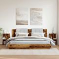 vidaXL Nočné skrinky 2 ks Old Wood 35x35x55 cm Engineered Wood