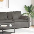 vidaXL Modulová opierka na ruky s vankúšmi, svetlosivá, 100 cm