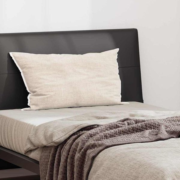 vidaXL Vankúš s vankúšom Biela 80 x 40 x 20 cm Polyester