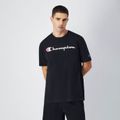 Tričko Big Logo Jersey Black - Champion, veľkosť S, veľkosť oblečenia S