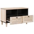 vidaXL TV jednotky Biela 70 x 33 x 46 cm Kompozitné drevo