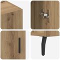 vidaXL Servírovacia skriňa Remeselný dub 90 x 34 x 80 cm