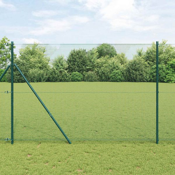 vidaXL Zvarený drôtený plot 1000 x 150 cm Zelená