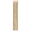 vidaXL Rám krbu Dub sonoma 100 x 20 x 100 cm Kompozitné drevo