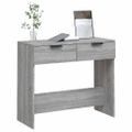 vidaXL Konzolový stolík sivý dub sonoma 90x36x75 cm spracované drevo