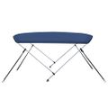 vidaXL Strieška Bimini s 2 oblúkmi námornícka modrá 150x120x110 cm