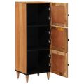 vidaXL Highboard Prírodná 40 x 33 x 110 cm Masívne mango drevo