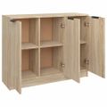 vidaXL Komoda farba dubu sonoma 90,5x30x70 cm spracované drevo
