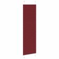 vidaXL Plisovaná roleta bordová červená 65x200 cm šírka látky 64,4 cm polyester