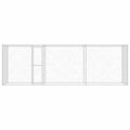 vidaXL Klietka pre psa Strieborná 600 x 200 x 200 cm Pozinkovaná oceľ