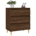 vidaXL Komoda hnedý dub 60x35x70 cm spracované drevo