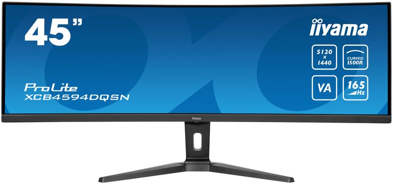 iiyama ProLite/XCB4594DQSN-B1/44,5''/VA/5120x1440/165Hz/0,8ms/Black/3R