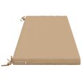 vidaXL Vankúš na lavičku SOEST 100% polyester Piesková 140 x 50 x 5 cm