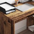 vidaXL Stôl Staré drevo Kompozitné drevo 108 x 55 x 103.5 cm
