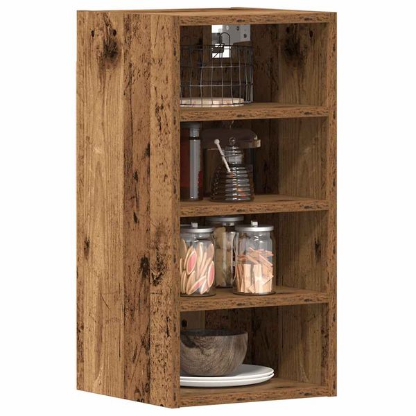 vidaXL Závesná skrinka “Riga” Old Wood 30x29,5x60 cm Engineered Wood