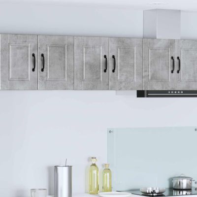 vidaXL Nástenná skrinka PORTO 2 pcs Betónová šedá 60 x 31 x 40 cm
