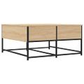 vidaXL Konferenčný stolík dub sonoma 80x80x40 cm kompozitné drevo