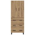 vidaXL Highboard 2 ks Remeselný dub 69,5 x 34 x 180 cm