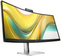 HP/534pm/34"/VA/3440x1440/100Hz/5ms/Blck-Slvr/3R Monitor, 34" WQHD, USB-C, 5Mpx webkamera, AI noise reduction, prohnutý displej, konferencní