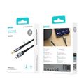 BWOO AUX kábel 3.5mm - USB-C BO-AUX066 čierny