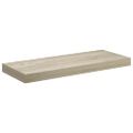 vidaXL Plávajúca nástenná polica, dubová 60x23,5x3,8 cm, MDF