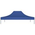 vidaXL Strecha na párty stan 4,5x3 m, modrá 270 g/m²