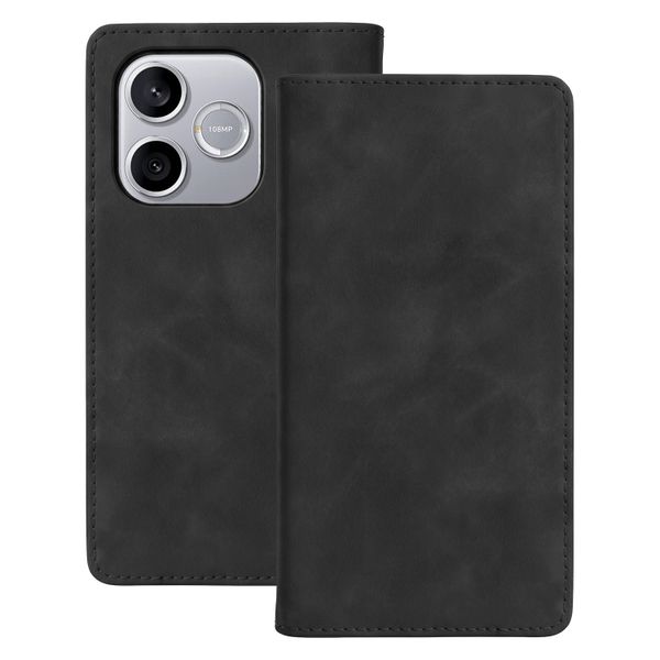 Smart Suede puzdro pre Honor 600 lite čierna