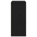 vidaXL Servírovacia skriňa Čierny dub 60 x 31 x 70 cm Kompozitné drevo