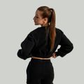 Dámska mikina Lunar Cropped Black - STRIX, veľkosť L, veľkosť oblečenia L