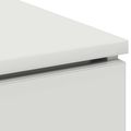 vidaXL TV skrinka 100 x 38 x 49 cm Biela Kompozitné drevo