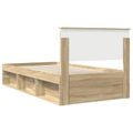 vidaXL Rám postele Sonoma 100 x 200 cm Masívne borovicové drevo