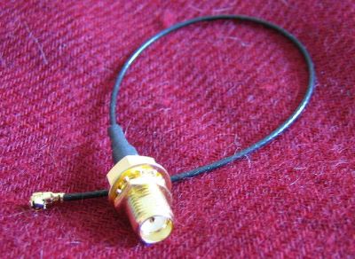 Pigtail u.Fl (IPEX) - SMA female pigtail kabel, 15cm