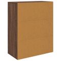 vidaXL Komoda hnedý dub 60x30x75 cm spracované drevo