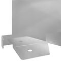 vidaXL Obrubník trávnika 30 ks 102 x 15 x 4 cm Oceľ Strieborná