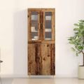 vidaXL Highboard 2 ks Staré drevo 69,5 x 34 x 180 cm Kompozitné drevo