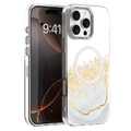Epoxy Mag puzdro pre iPhone 16 Pro 6,3" biele