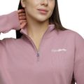 Dámska mikina 1/2 Zip Agile Woodrose - GymBeam