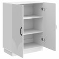 vidaXL Servírovacia skriňa Biela s vysokým leskom 66 x 34,5 x 87 cm
