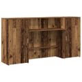 vidaXL Recepčný stôl staré drevo 200x50x103,5 cm kompozitné drevo