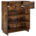 vidaXL Skrinka na topánky 73 x 38 x 87,5 cm Spracované drevo