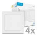 Modee LED Štvorcový LED panel - montovateľný 12W 1320lm studená biela P4 (ML-LPS6000K12WPN)