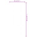vidaXL Posuvné dvere s kovaním ESG sklo a hliník 90x205 cm