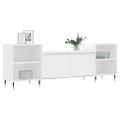 vidaXL TV skrinka biela 160x35x55 cm spracované drevo