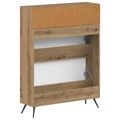 vidaXL Skriňa na topánky BREDA 78 x 24 x 103 cm Kompozitné drevo