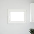 vidaXL Otočné a sklopné okno do suterénu RISOR 80 x 70 cm PVC a sklo