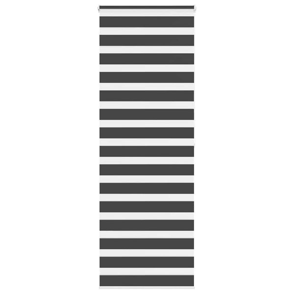 vidaXL Zebra roleta čierna 70x200 cm šírka látky 65,9 cm polyester