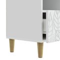 vidaXL TV skrinka 102 x 34,5 x 50 cm Biela Kompozitné drevo